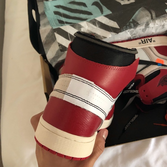 Off white air jordan 1 AJ1 Chicago - Picture 5 of 7